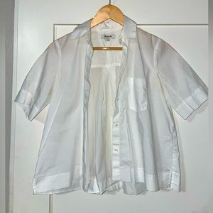 Madewell Signature Poplin Short-Sleeve Button-Down Shirt